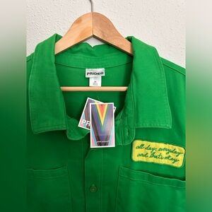 2023 target pride green gay boiler suit
